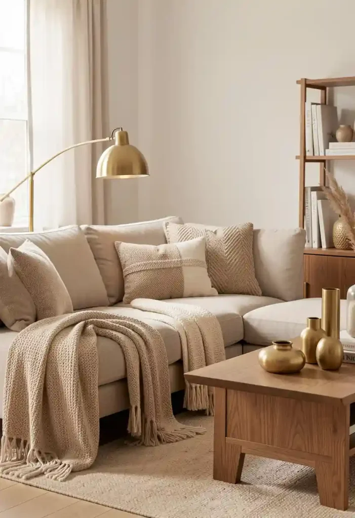 Introduce Warm Metallic Accents