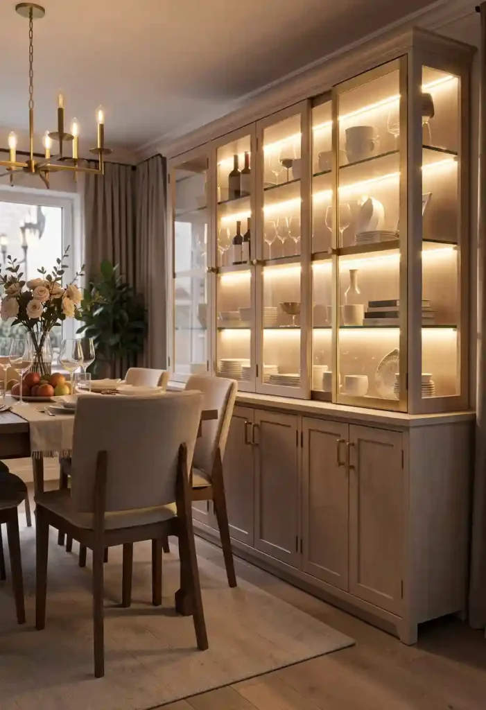 Sideboards with Integrated Lighting