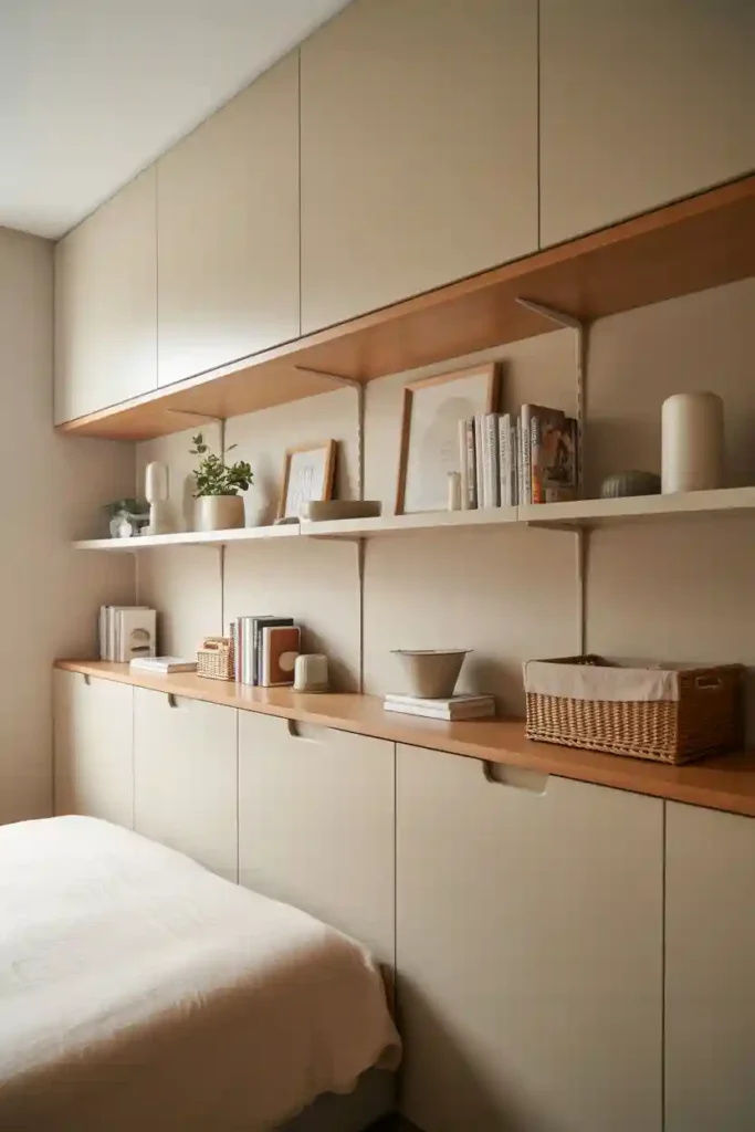 Use Wall-Mounted Storage