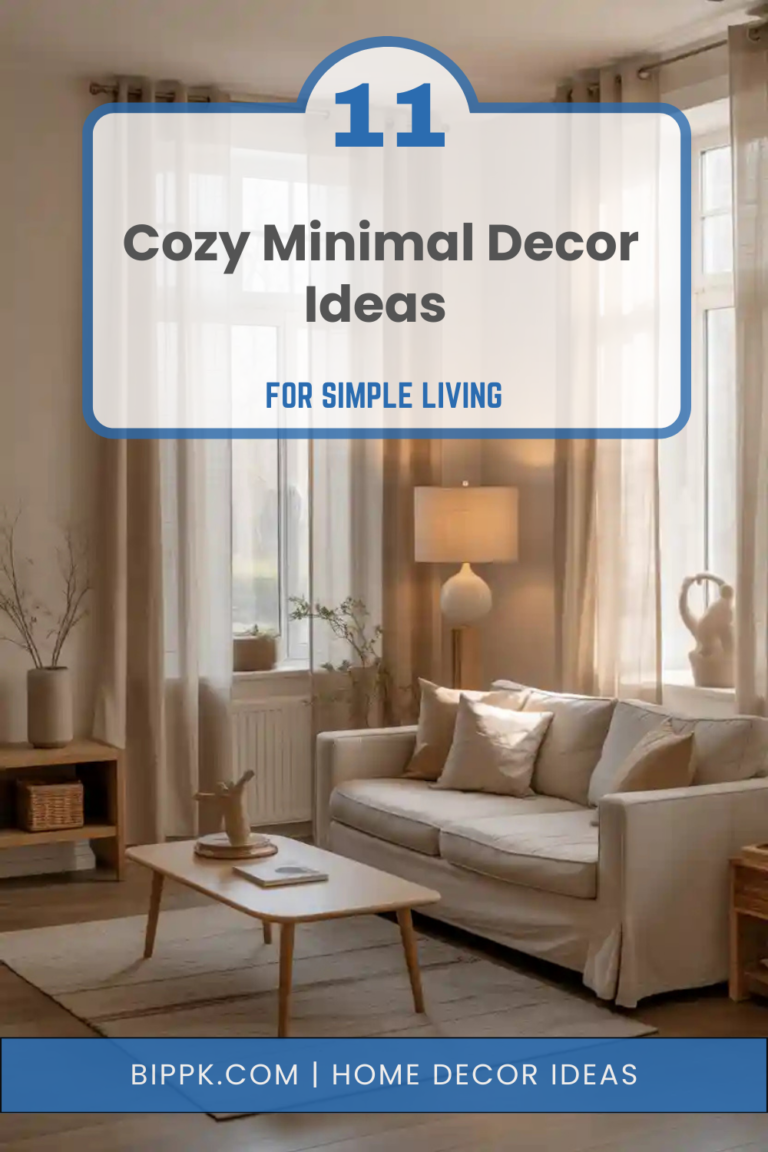 11 Cozy Minimal Decor Ideas