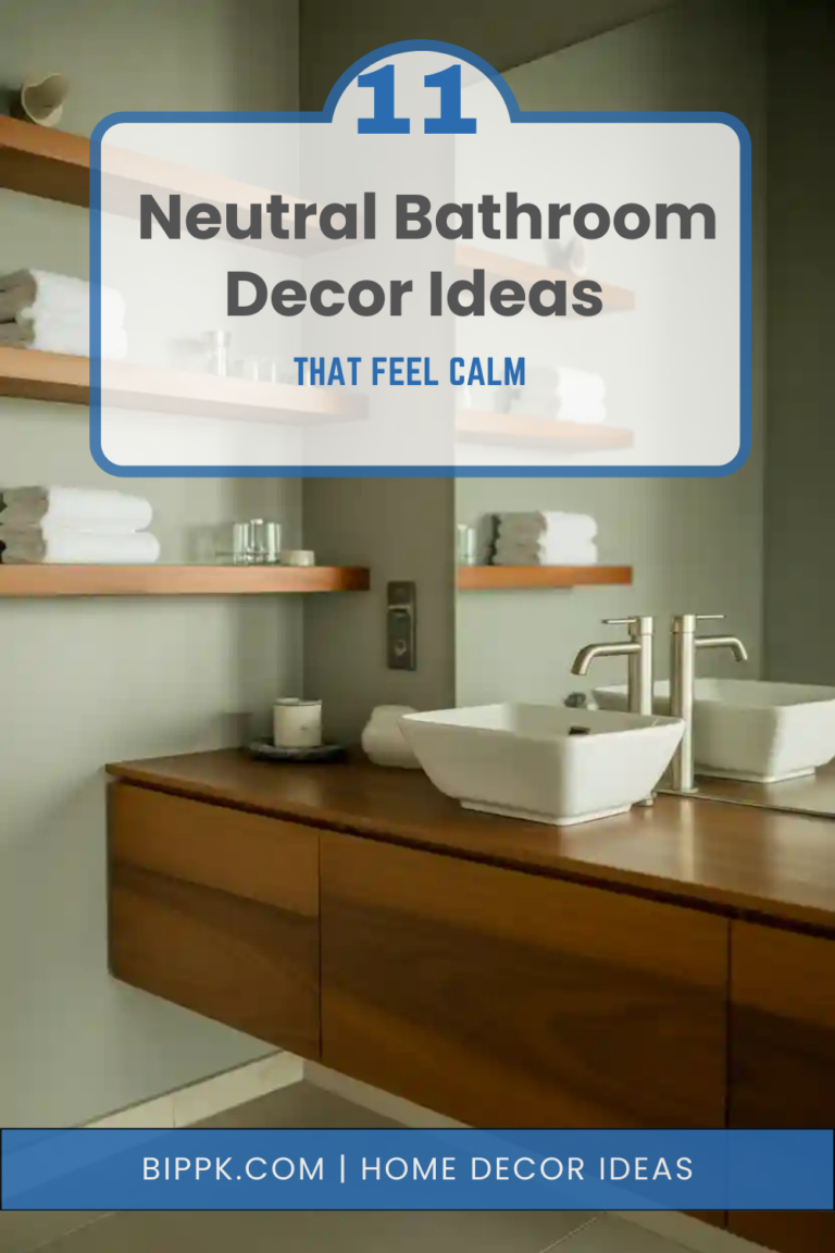 11 Neutral Bathroom Decor Ideas That Feel Calm