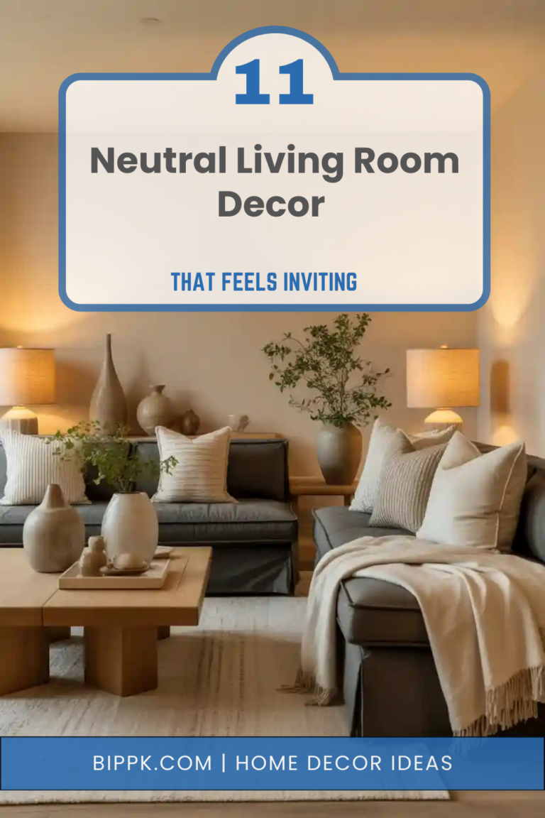 Neutral Living Room Decor
