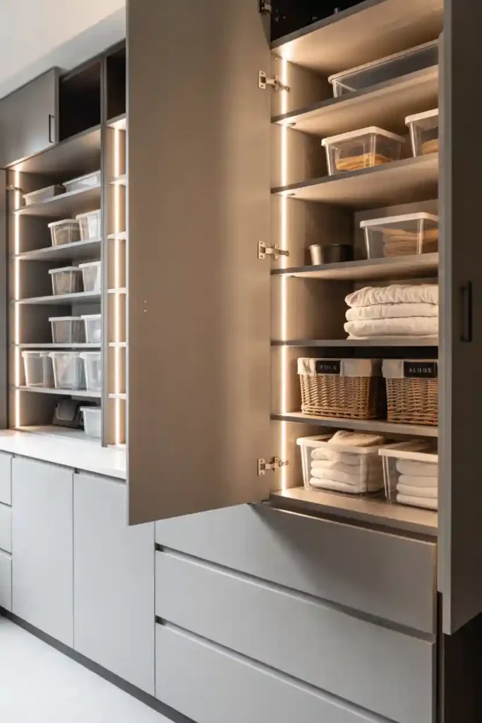 Cabinets with Adjustable Shelving