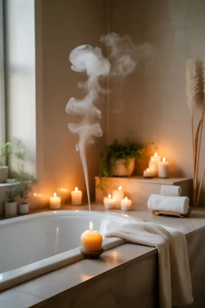 Candlelight and Aromatherapy Elements