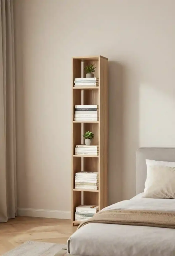 Minimalist Narrow Bookshelf