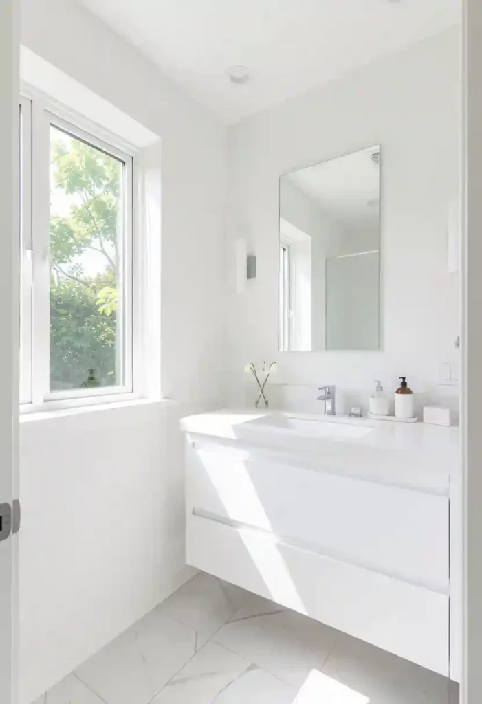 Mirror Opposite a Window