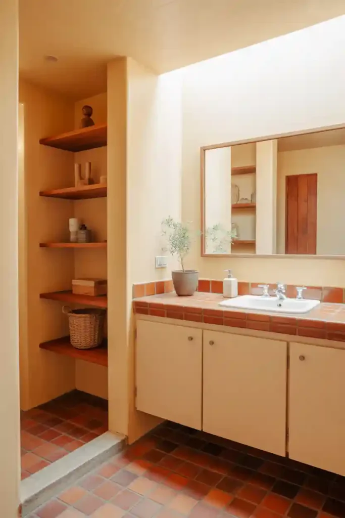 Terracotta and Cream for Warm Depth