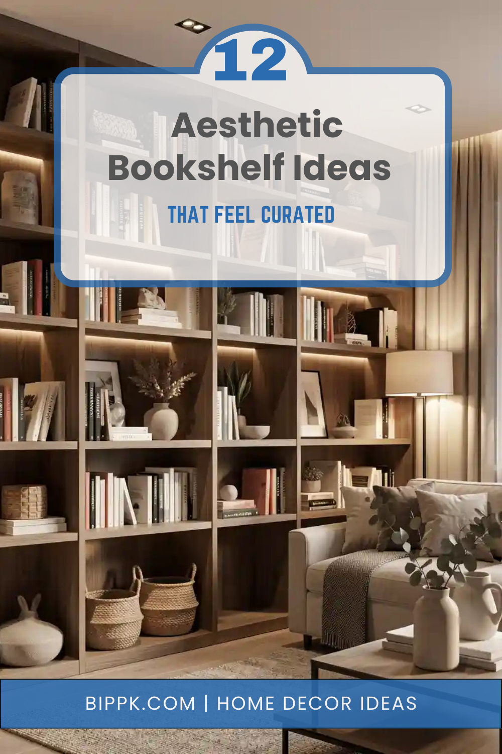 12 Aesthetic Bookshelf Ideas That Feel Curated