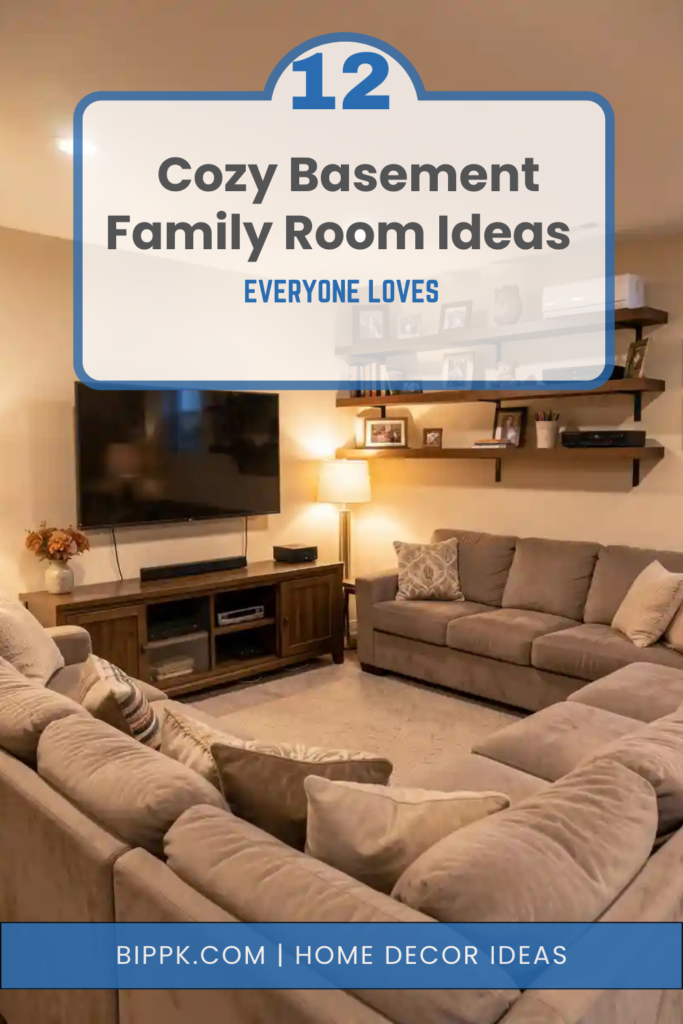 12 Cozy Basement Family Room Ideas Everyone Loves