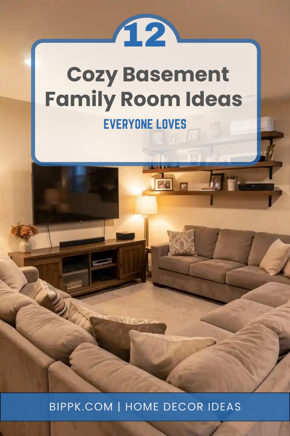 12 Cozy Basement Family Room Ideas Everyone Loves