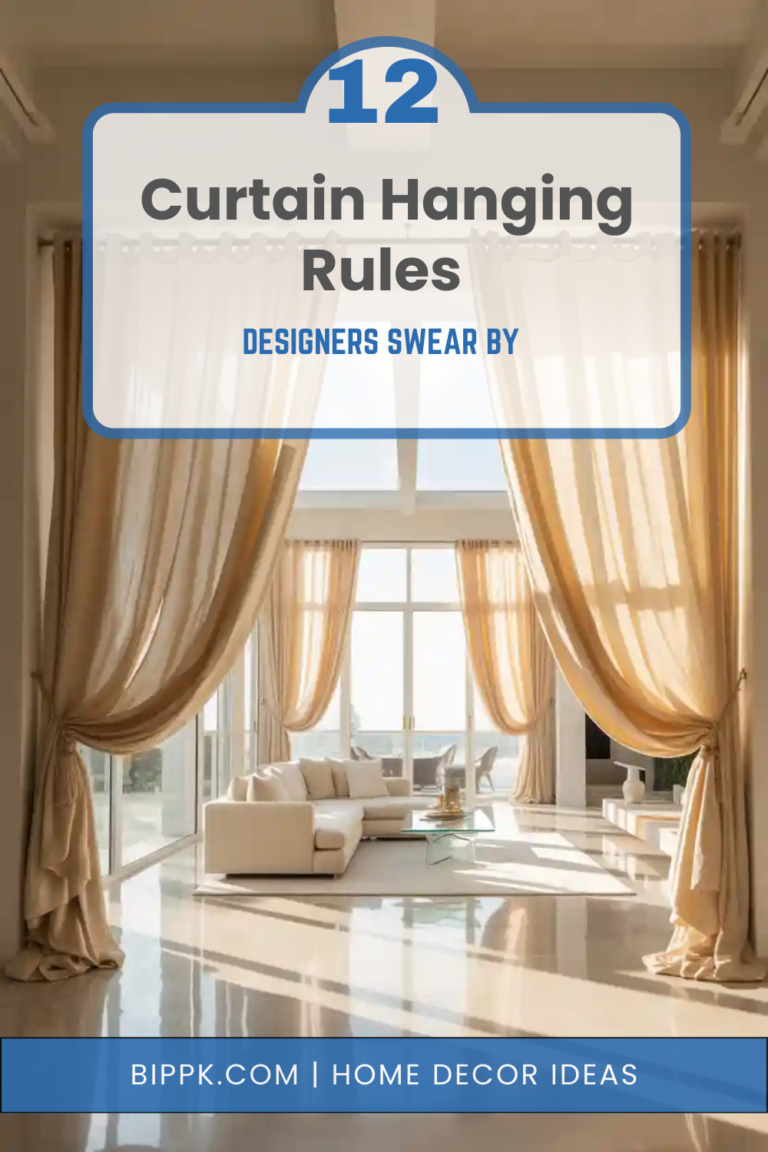 12 Curtain Hanging Rules Designers Swear By