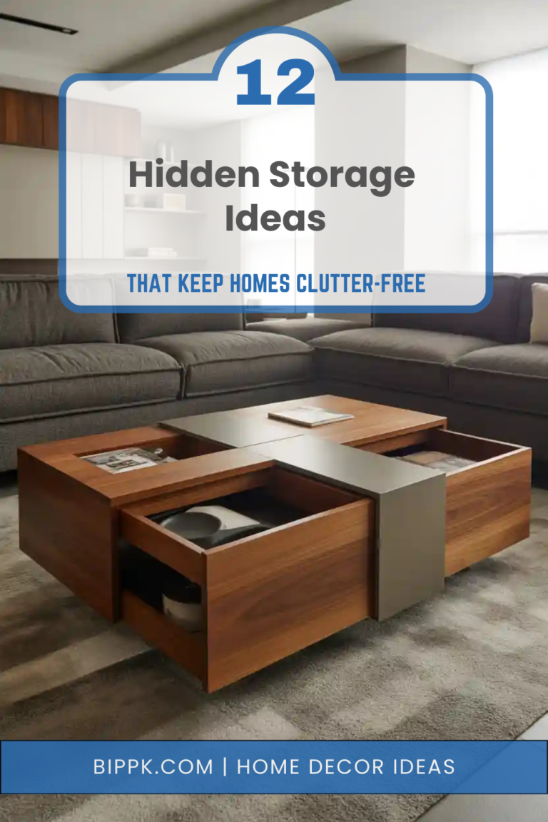 12 Hidden Storage Ideas
