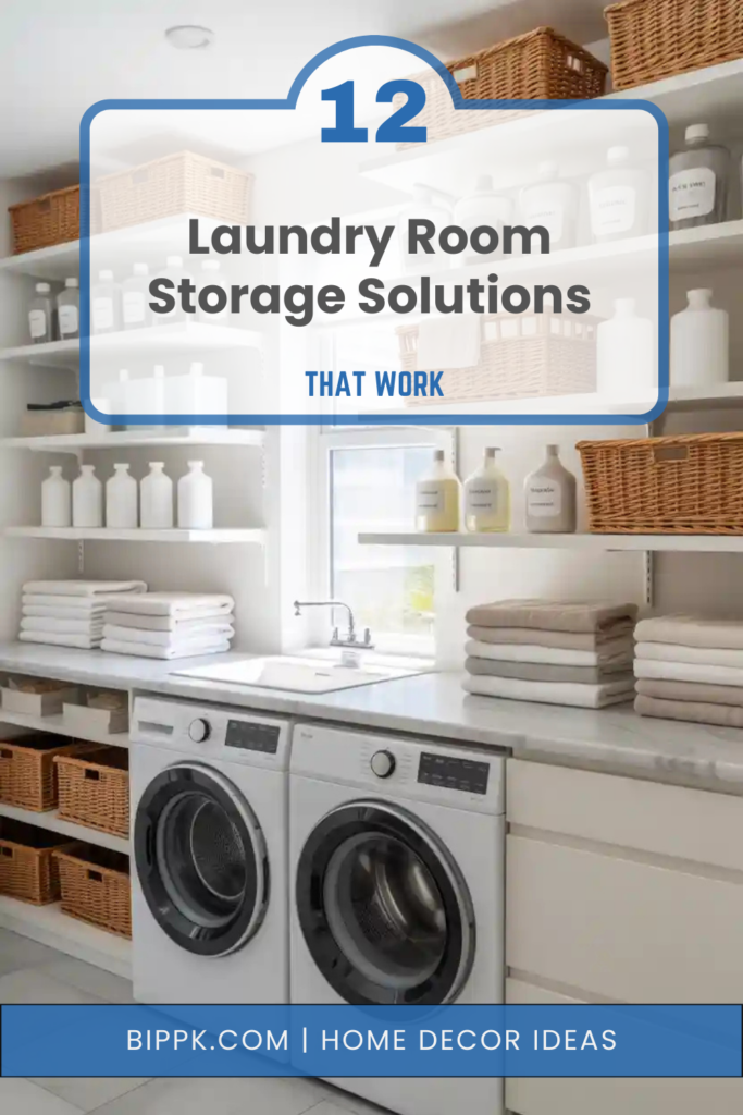 12 Laundry Room Storage Solutions