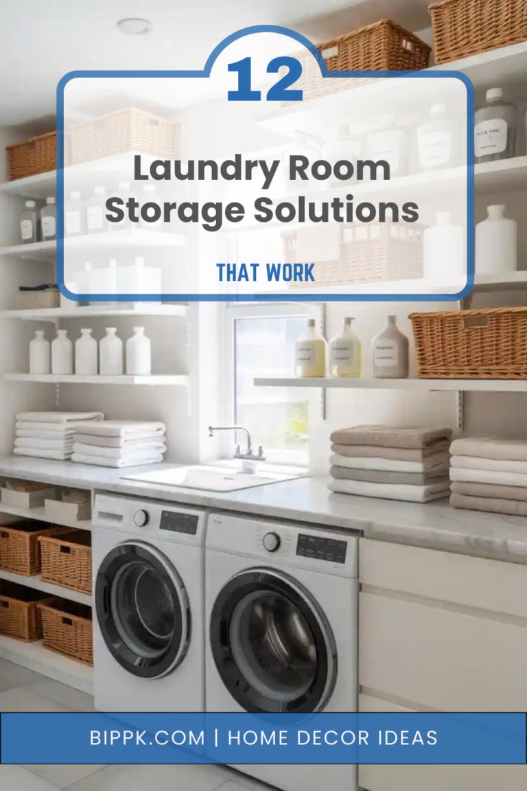 12 Laundry Room Storage Solutions