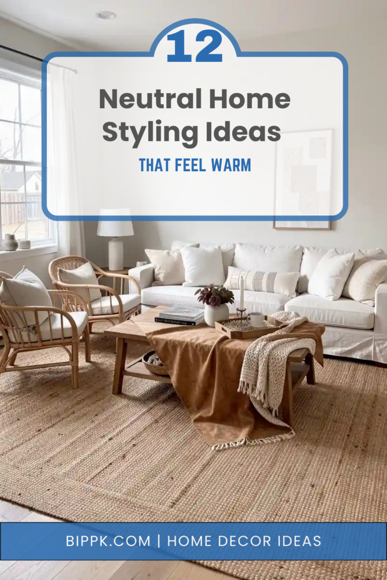 12 Neutral Home Styling Ideas That Feel Warm