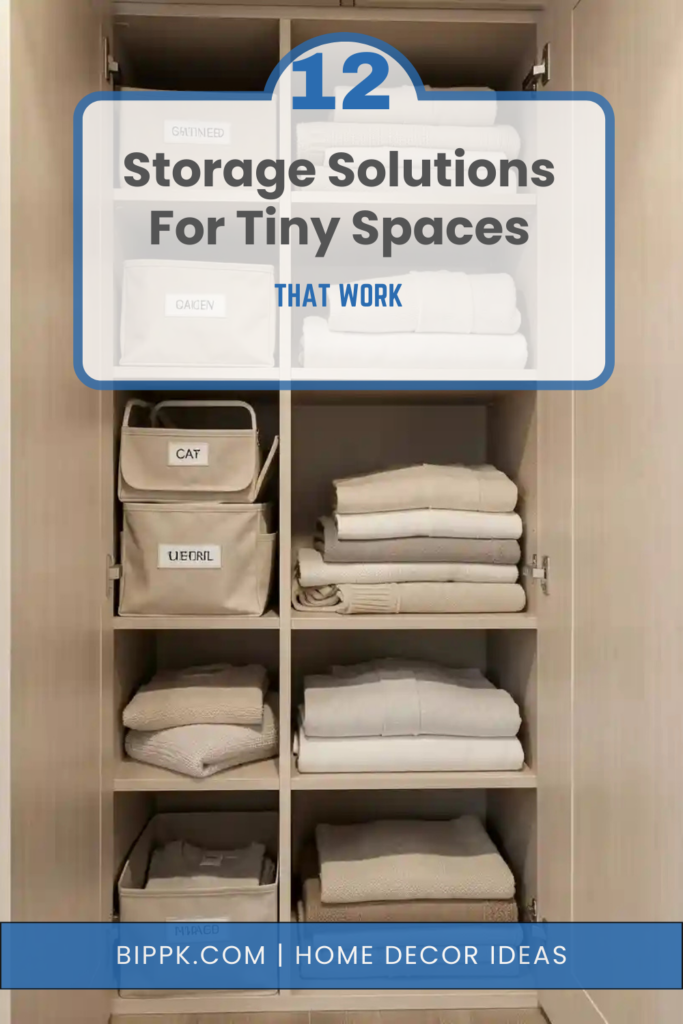 12 Storage Solutions For Tiny Spaces That Work