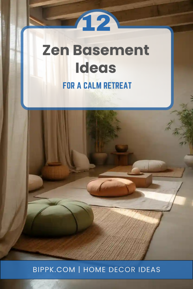 12 Zen Basement Ideas for a Calm Retreat