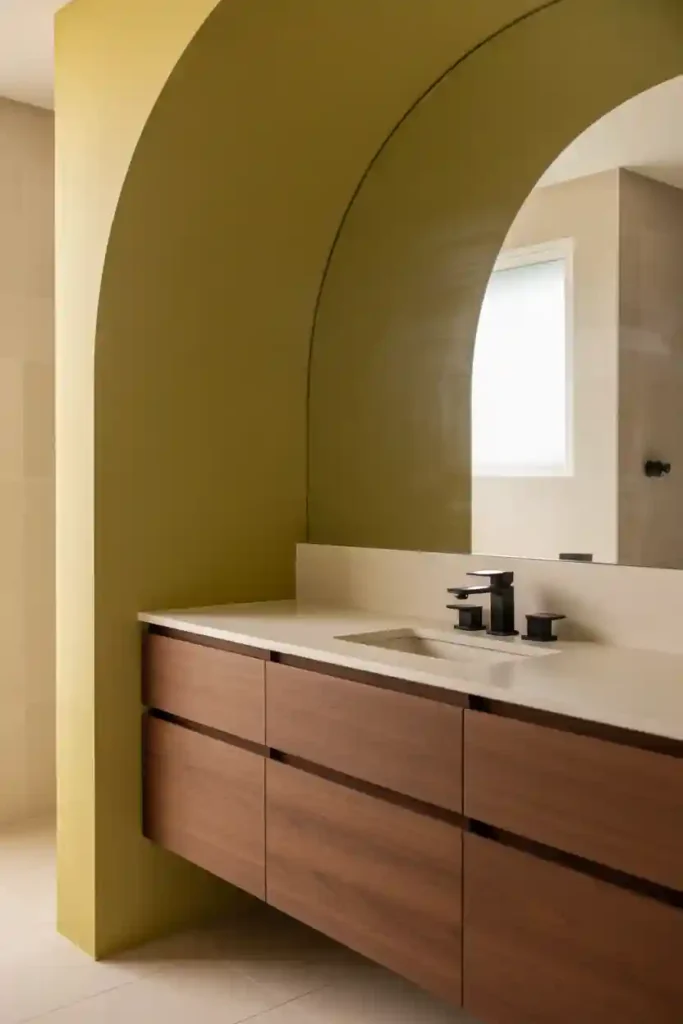 Arched Wall Detail or Painted Arch