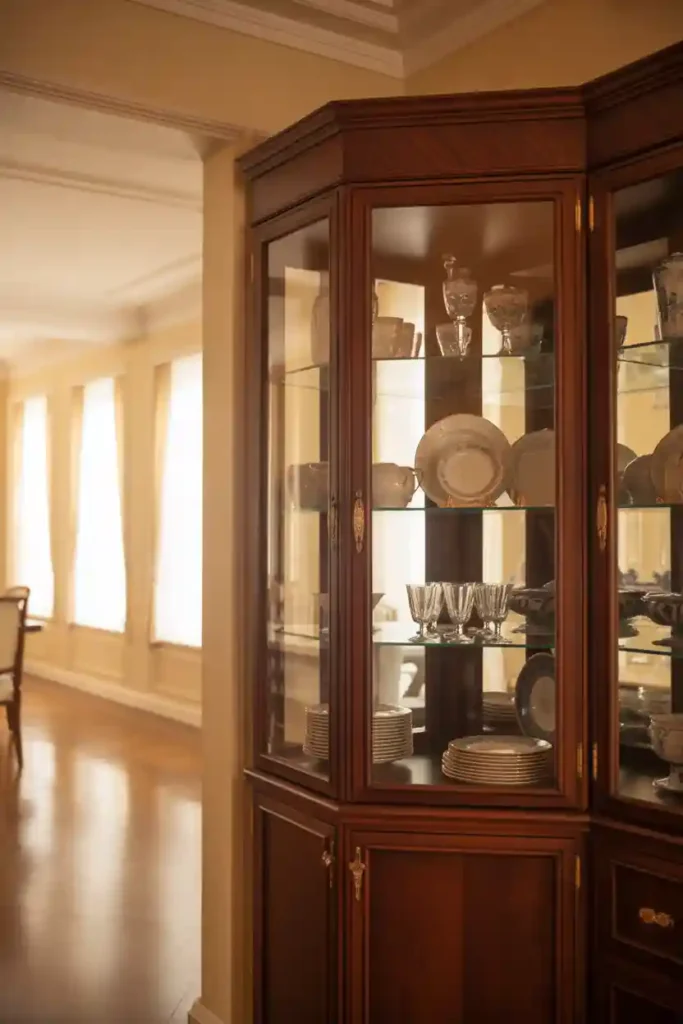 Corner Display Cabinet