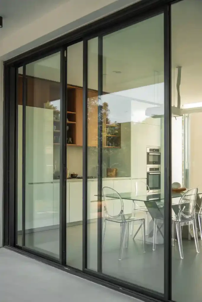 Glass or Transparent Elements Between Spaces