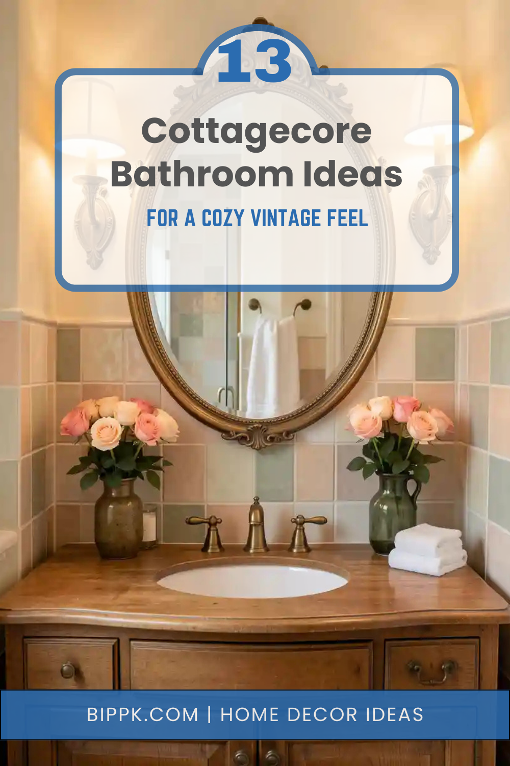 13 Cottagecore Bathroom Ideas for a Cozy Vintage Feel