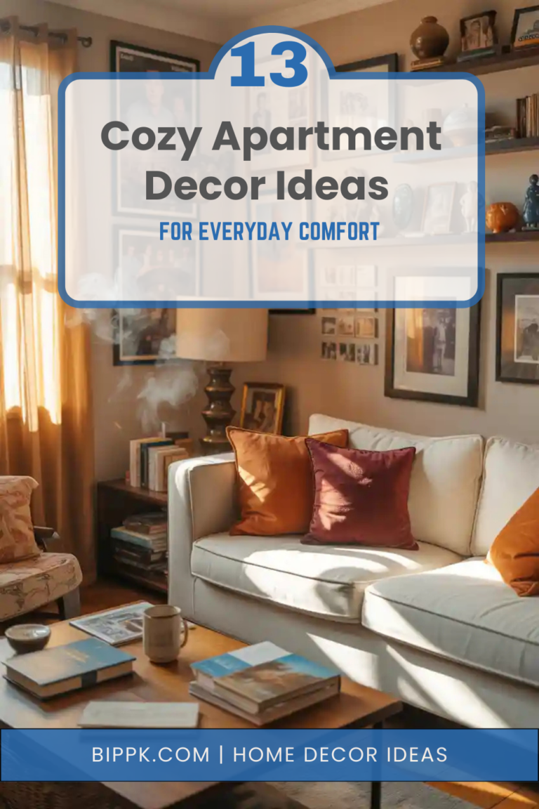 13 Cozy Apartment Decor Ideas for Everyday Comfort