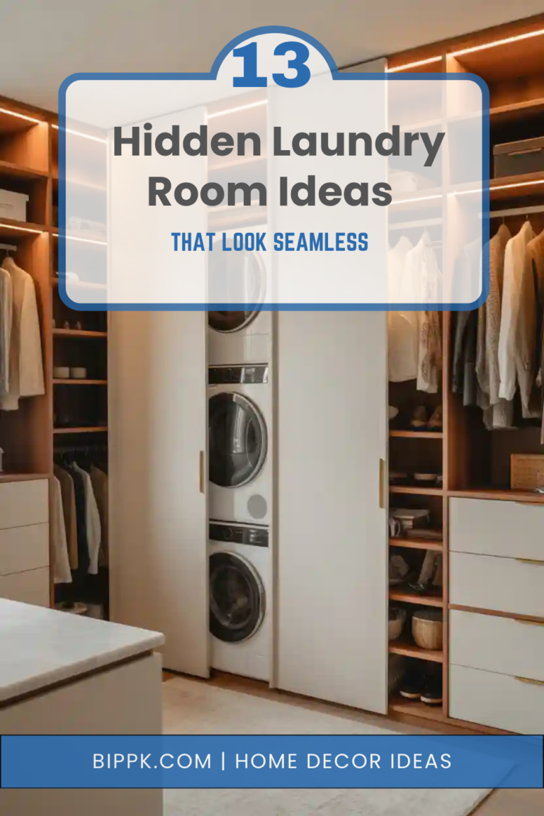 13 Hidden Laundry Room Ideas That Look Seamless