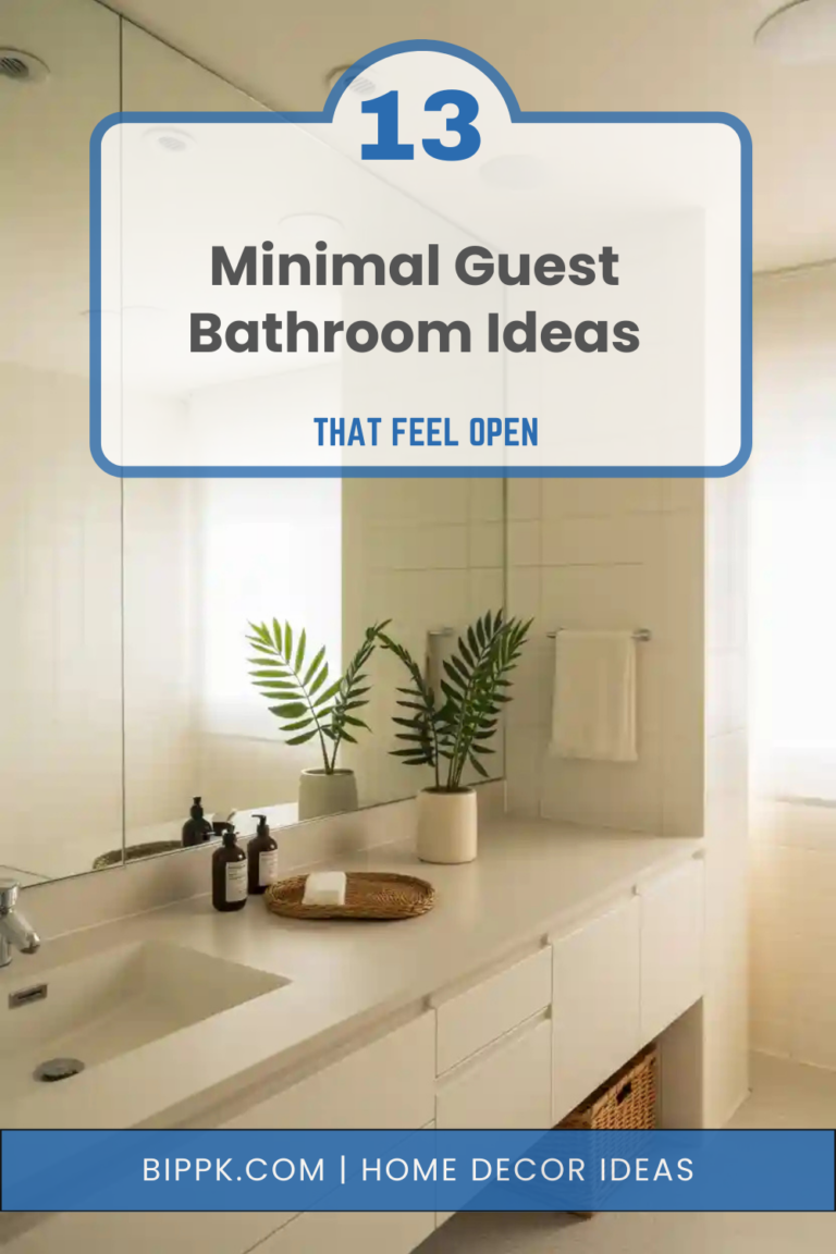 13 Minimal Guest Bathroom Ideas