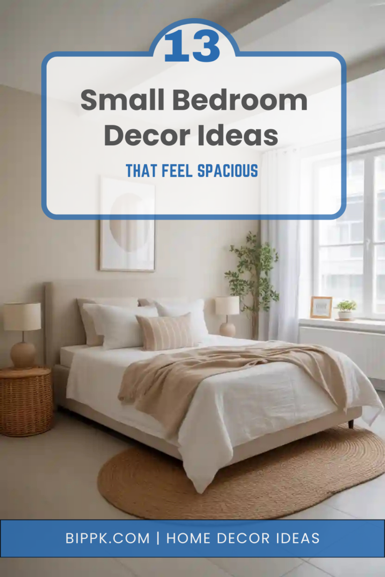 13 Small Bedroom Decor Ideas That Feel Spacious