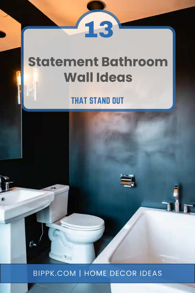 Statement Bathroom Wall Ideas