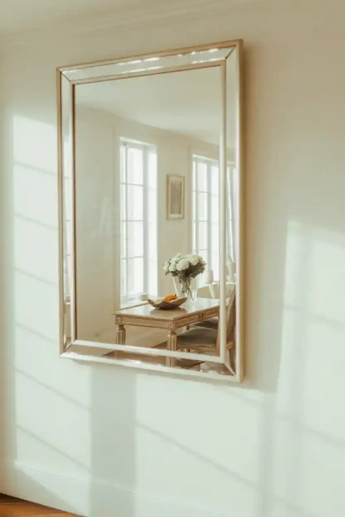 Corner Mirror for Visual Space