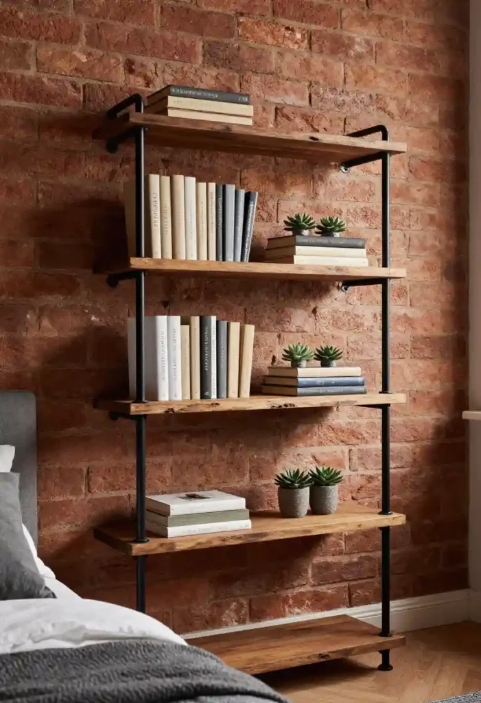 Industrial Pipe Bookshelf