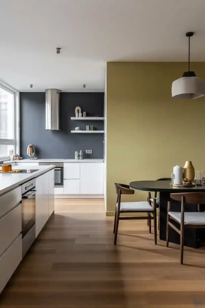 Integrated Storage That Serves Both Rooms