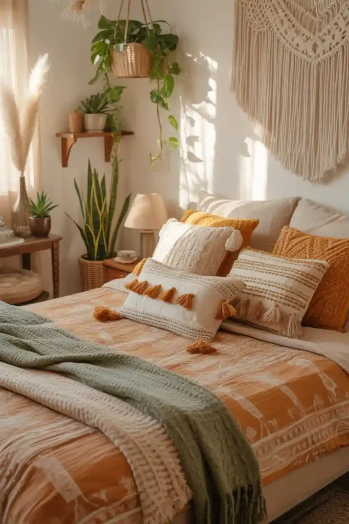 Layered Bedding in Bedrooms
