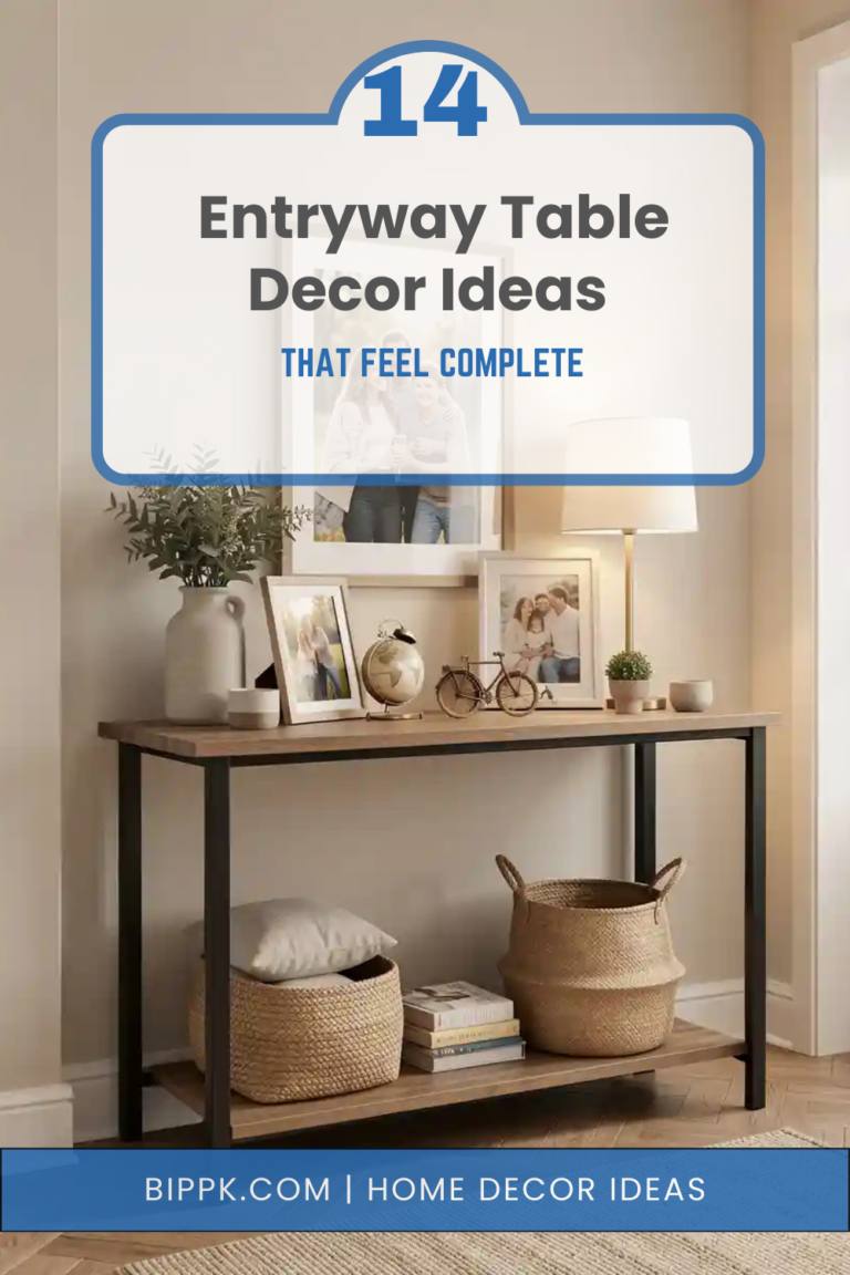14 Entryway Table Decor Ideas That Feel Complete
