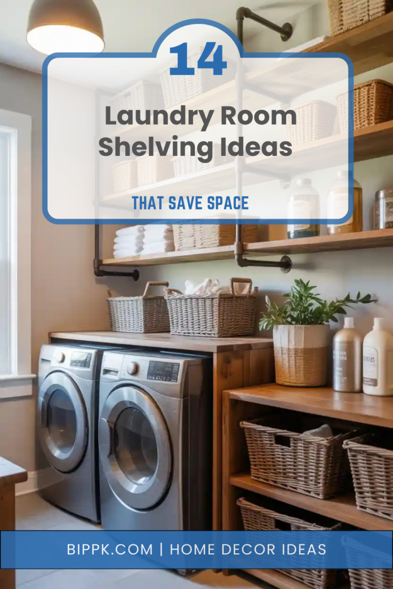 Laundry Room Shelving Ideas