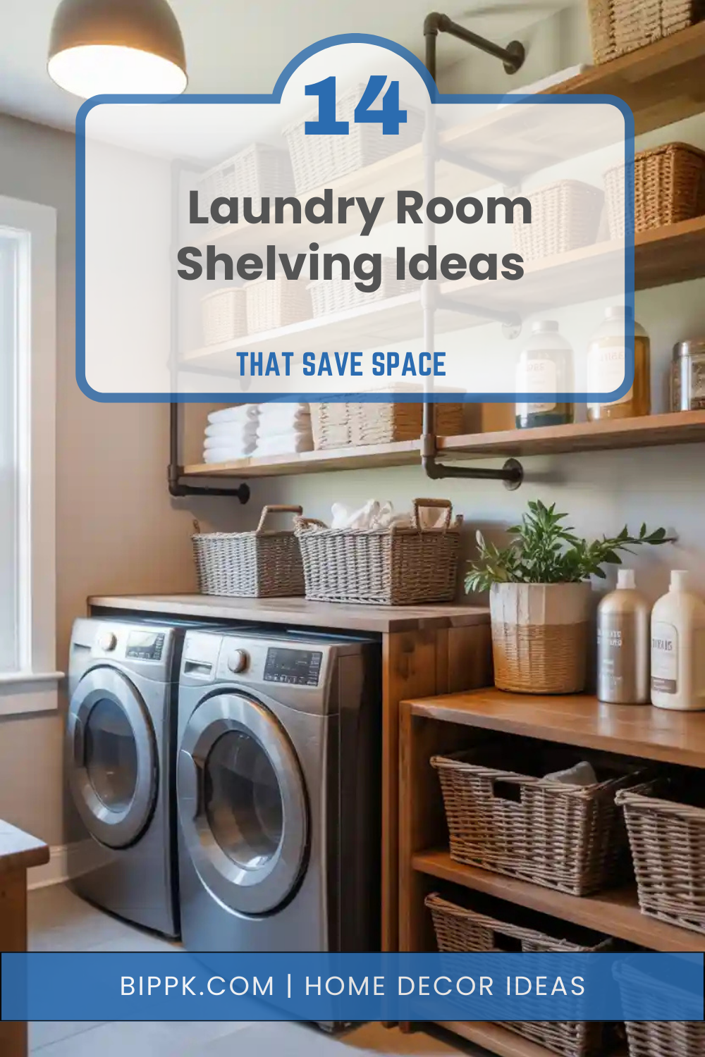 Laundry Room Shelving Ideas
