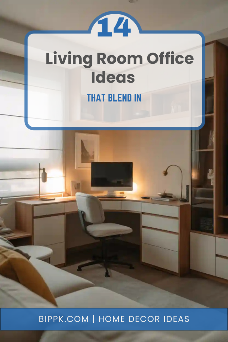 14 Living Room Office Ideas That Blend In