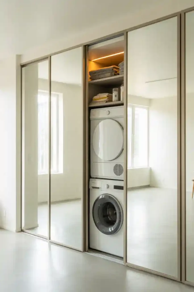  Mirror Door Laundry Closet