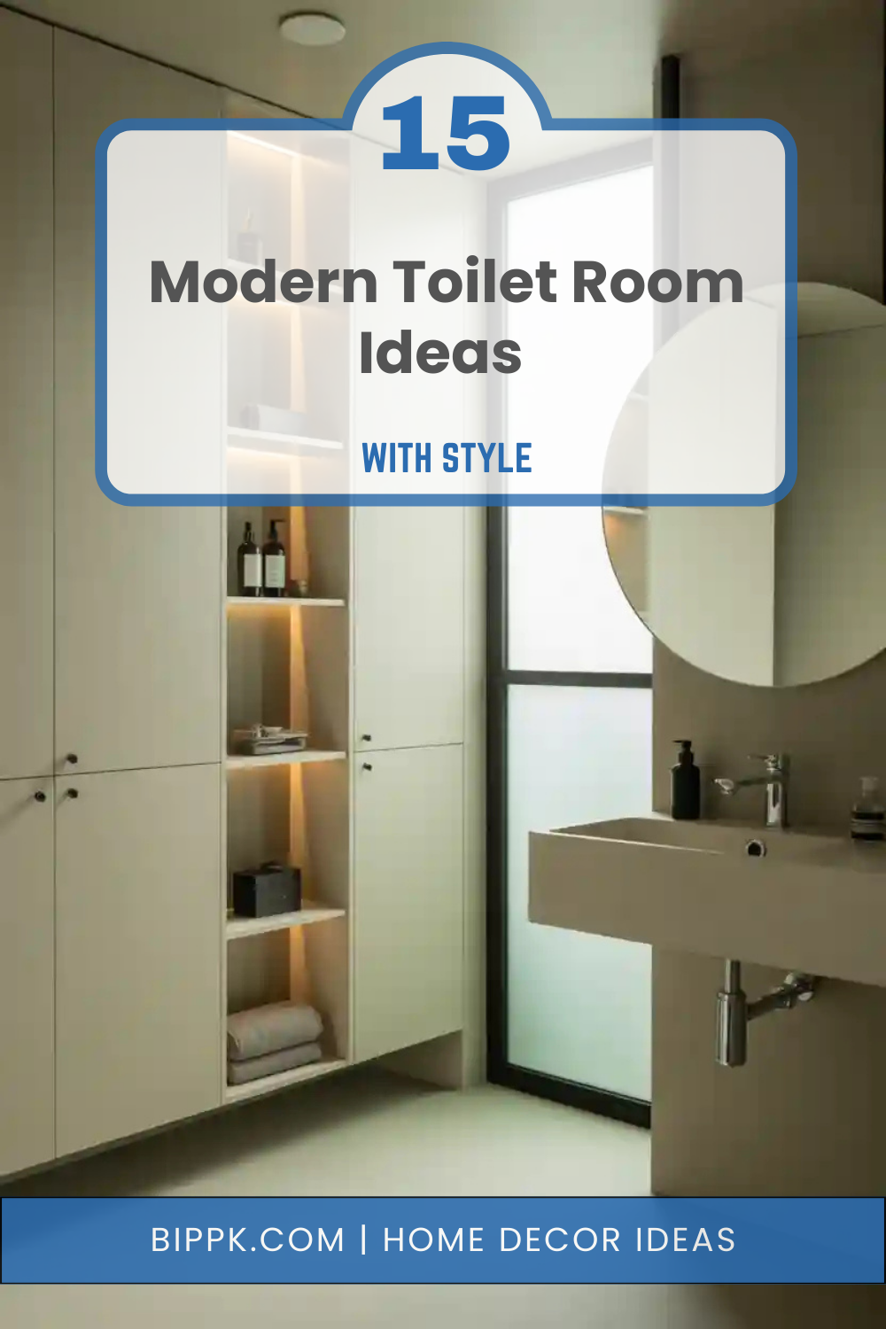 15 Modern Toilet Room Ideas