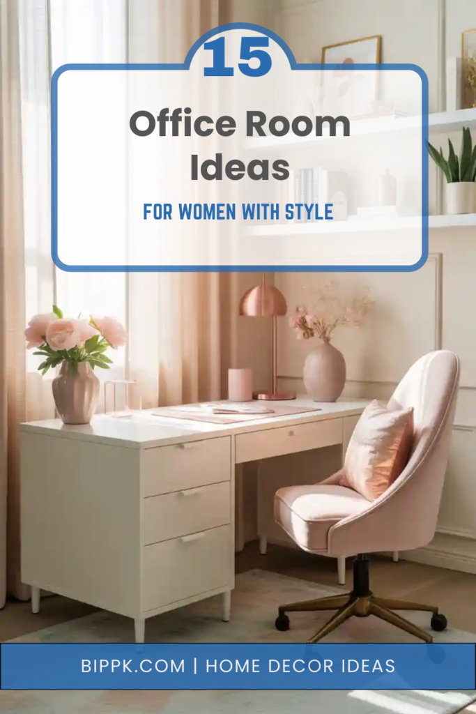 15 Office Room Ideas For Women with Style