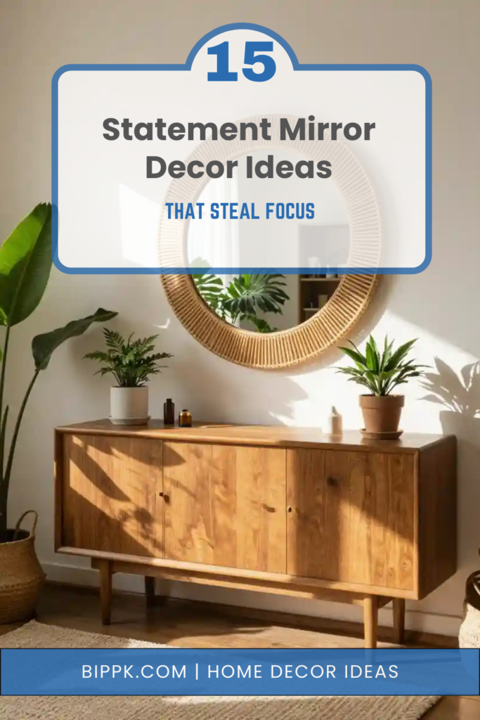 15 Statement Mirror Decor Ideas That Steal Focus