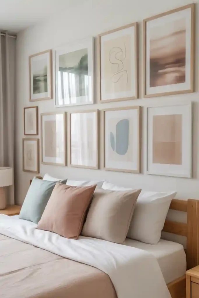 Soft Color Gallery Wall