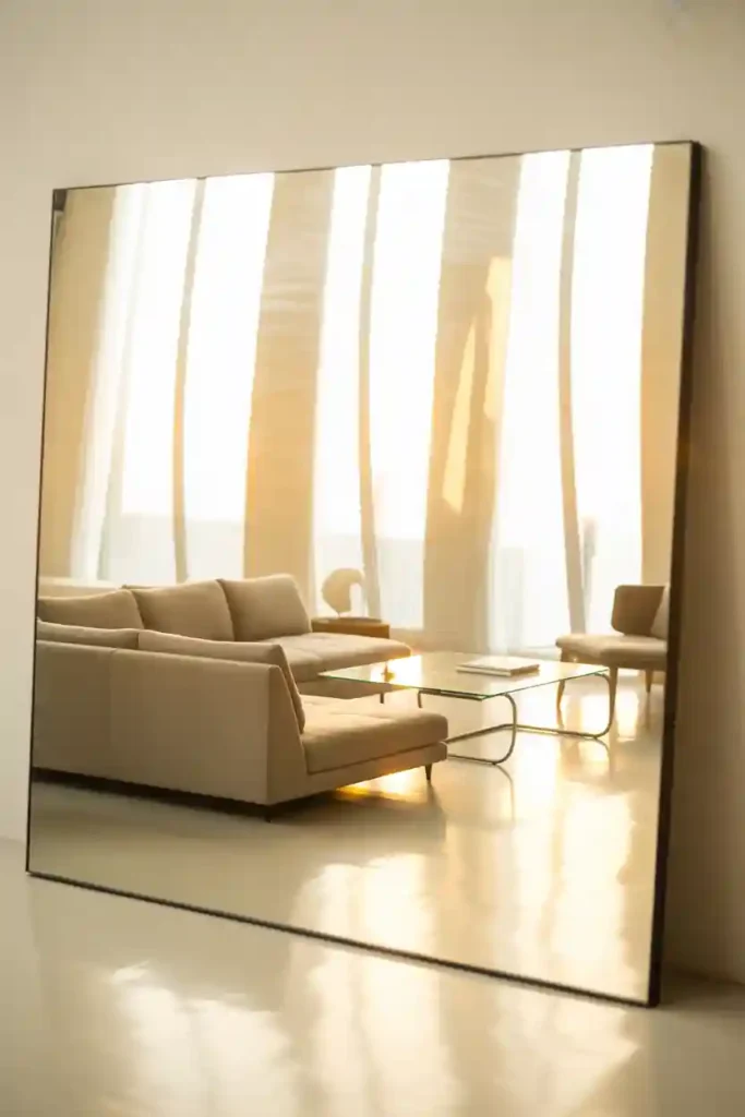 Add Large Mirrors to Reflect Light