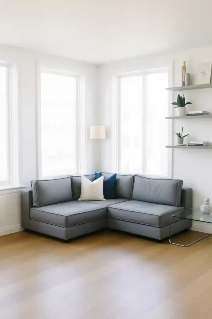 Compact Sectional Sofa Layout