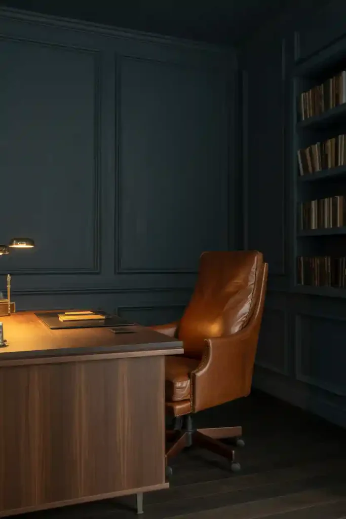 Dark and Moody Office