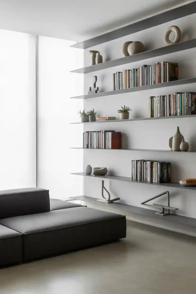 Floating Bookshelves