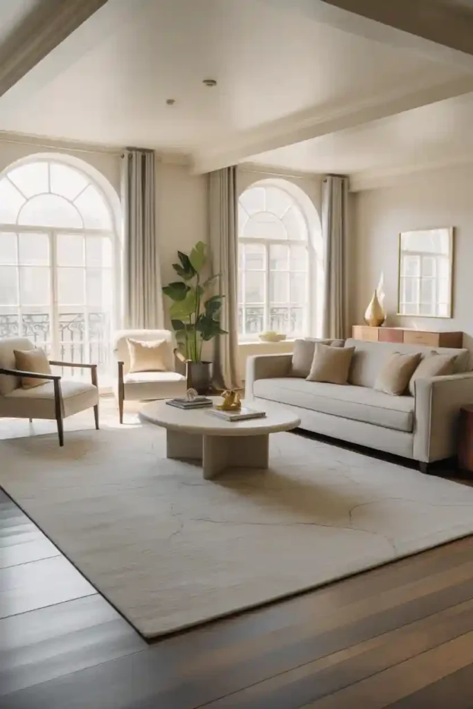 Fully Anchored Furniture Layout