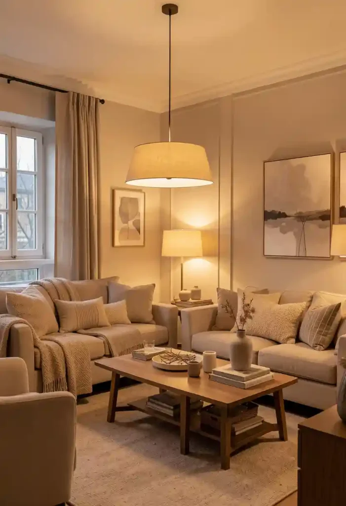 Layer Lighting for Warmth and Depth