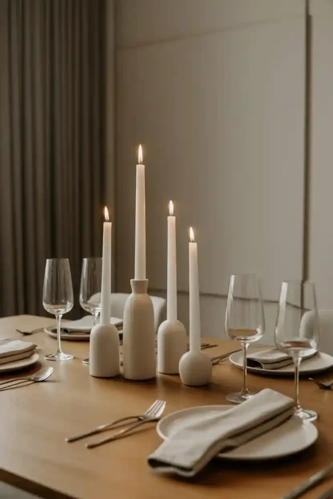 Minimalist Candle Grouping